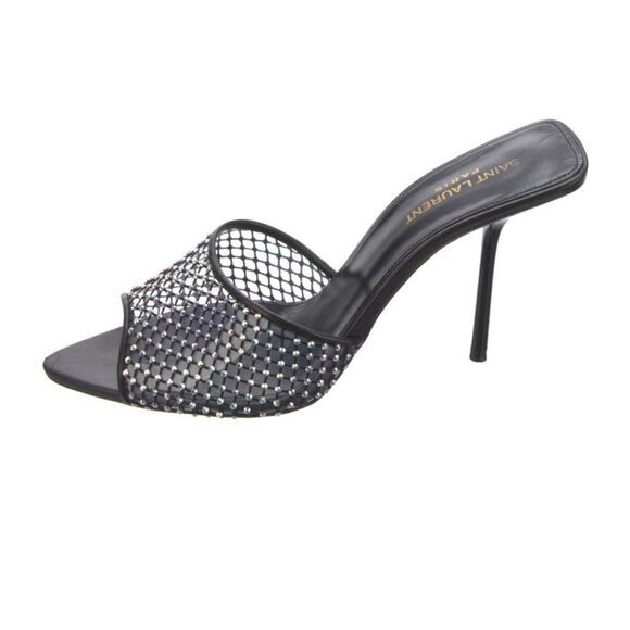 Saint Laurent PVC embellished Mules - Picture 3 of 5